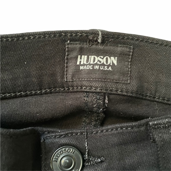 Hudson Women's Size 26 Love Mid Rise Bootcut Black Denim Jeans Style# WM109TEN - Picture 7 of 14